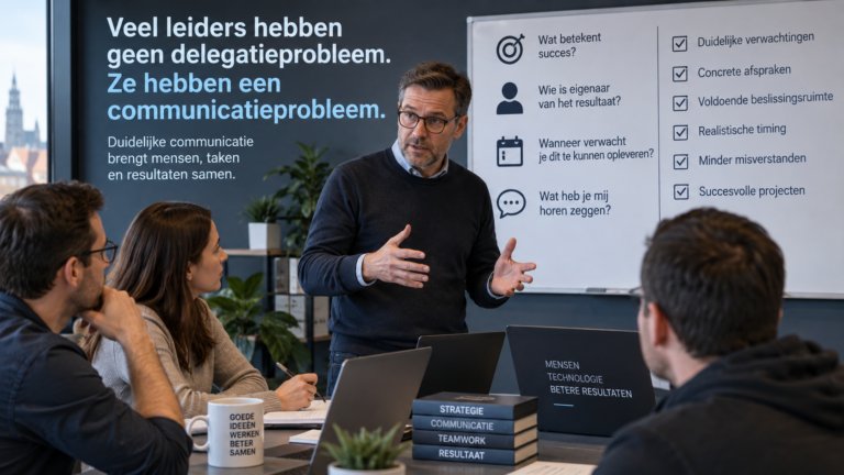 Veel leiders hebben geen delegatieprobleem - Ze hebben een communicatieprobleem